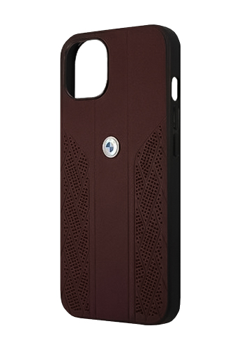BMW Hard Cover Curve Perforated Red, für Apple iPhone 13, BMHCP13MRSPPR