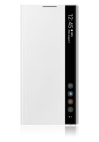 Samsung Clear View Cover Book Style White, für Samsung N970 Galaxy Note 10, EF-ZN970CW, Blister