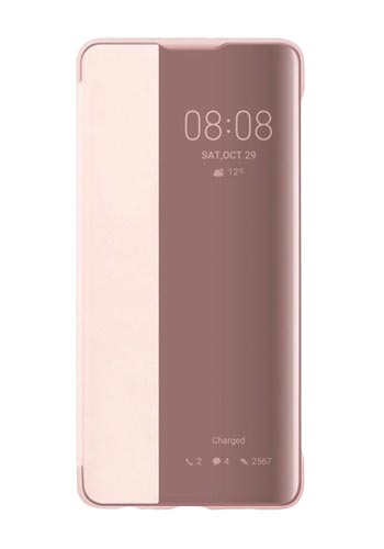 Huawei Flip View Cover Pink, für Huawei P30, 51992862, Blister