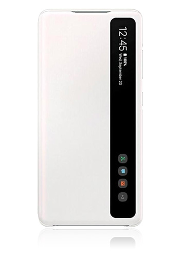 Samsung Clear View Cover White, für Samsung G780 Galaxy S20 FE, EF-ZG780CW, EU Blister