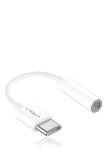 Huawei USB Typ-C auf 3.5 mm Klinke Adapter CM20, White, Blister