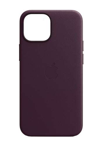 Apple Leather Case Darkcherry, iPhone 13, with MagSafe, MM143ZM/A, Blister