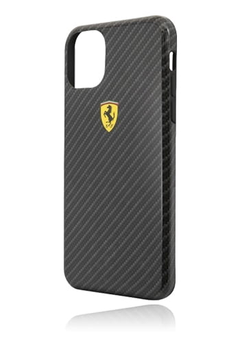 Ferrari Hard Cover für iPhone 11 Pro Max Black, On Track Collection, FESPCHCN65CBBK, Blister
