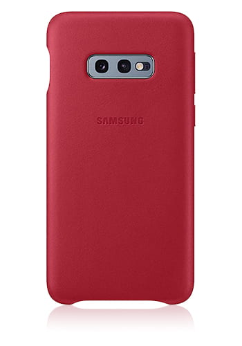 Samsung Leather Cover für Samsung G970 Galaxy S10e Red, EF-VG970LR, Blister
