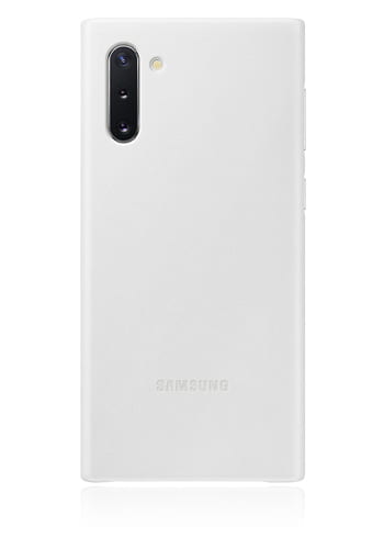 Samsung Leather Cover für Samsung N970 Galaxy Note 10 White, EF-VN970LW, Blister