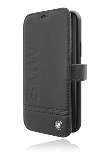 BMW Book Case Logo Imprint für iPhone 11 Pro Max Black, Signature Collection, BMFLBKSN65LLSB, Blister