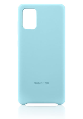 Samsung Silicone Cover für Samsung A725F Galaxy A72 Blue, EF-PA725TL, Blister