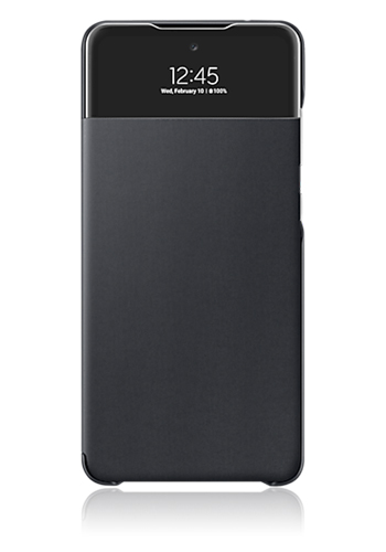 Samsung Smart S View Wallet Cover für Samsung A725F Galaxy A72 Black, EF-EA725PB, Blister
