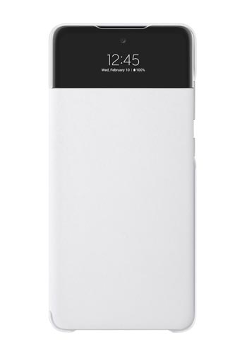 Samsung Smart S View Wallet Cover für Samsung A725F Galaxy A72 White, EF-EA725PW, EU Blister