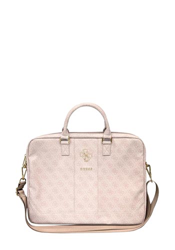 GUESS Laptop Bag 4G Uptown for 15-16 Zoll Pink, GUCB15G4GFPI