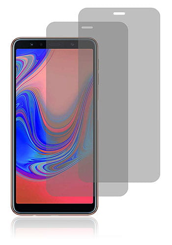 Crocfol DIEFOLIE Displayschutzfolie inklusive flüssigem Glas für Galaxy A7 (2018) FULLCOVER