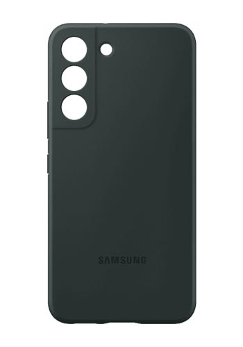 Samsung Silicone Cover für Samsung Galaxy S22 Dark Green, EF-PS901TBEGWW, Blister