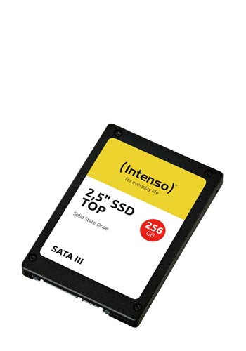 Intenso SSD SATA III Top 256GB, Black, 2,5 Zoll, 6 GB/s