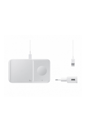Samsung Wireless Charger Duo inkl. Adapter White, EP-P4300TW, Universal, Blister
