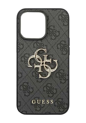 GUESS Hard Cover Saffiano 4G Big Metal Logo Black, for iPhone 13 Pro, GUHCP13LSA4GSBK