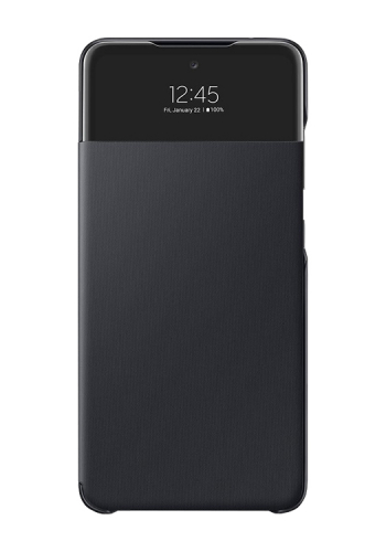 Samsung Smart S View Wallet Cover Black, für Samsung A525F Galaxy A52, EF-EA525PB, Blister
