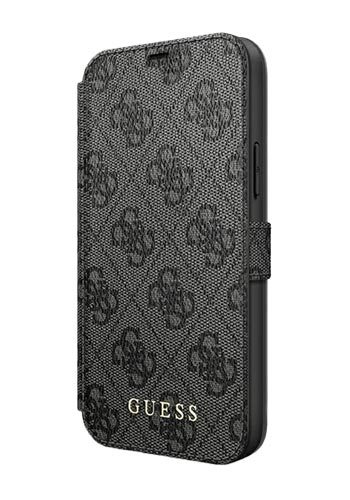 GUESS Book Case 4G Grey, iPhone 12 Pro Max, GUFLBKSP12L4GG, Blister