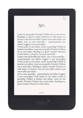 Tolino Shine 3 eBook Reader Touchscreen 8 GB Black - E-Reader (15.2 cm (6 Inch), 4016621126872