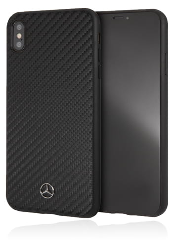 Mercedes-Benz Hard Cover Black, Dynamic, für Apple iPhone XS Max, MEHCI65SRCFBK, Blister
