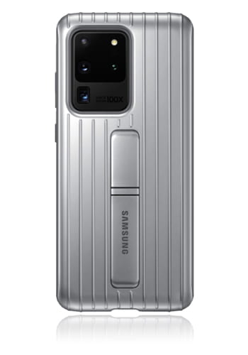 Samsung Protective Standing Cover Silver, Samsung G988F Galaxy S20 Ultra, EF-RG988CS, Blister