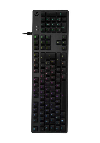 Logitech G512 Gaming Tastatur Black, G-Tactile, Kabelgebunden, Beleuchtet