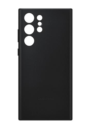 Samsung Leather Cover Black, Samsung S908 Galaxy S22 Ultra, EF-VS908LB