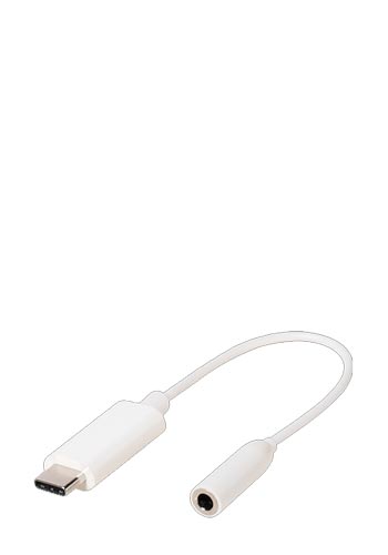 Vivanco USB-C auf 3.5mm Adapter White