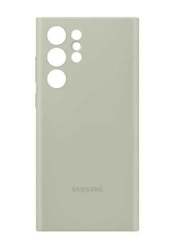 Samsung Silicone Cover Olive Green, Samsung Galaxy S22 Ultra, EF-PS908TMEGWW, Blister