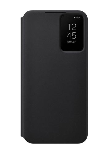 Samsung Smart Clear View Cover Book Style Black, für Samsung Galaxy S22. EF-ZS901CB