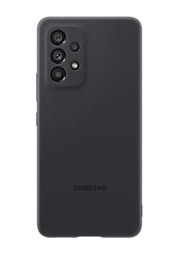 Samsung Silicone Cover Black, Samsung Galaxy A53 5G, EF-PA536TB