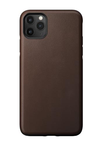 Nomad Goods Leather Case Brown, für iPhone 11 Pro