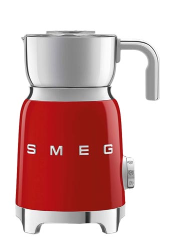 Smeg Milchaufschäumer 50's Style Red, MFF01RDEU