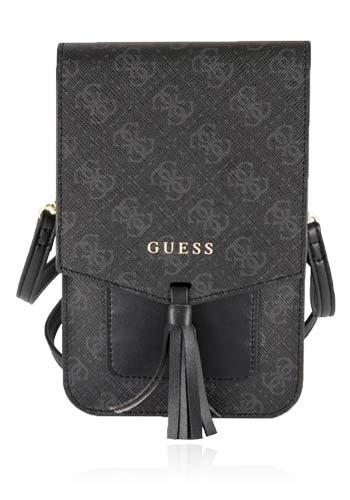 GUESS Wallet Bag 4G Umhängetasche Black, Universal, GUWBSQGBK
