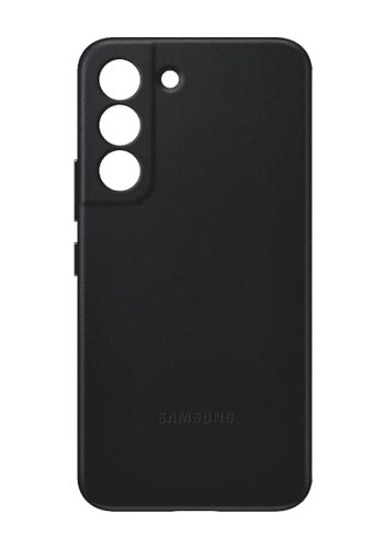 Samsung Leather Cover Black, für Samsung Galaxy S22, EF-VS901LB
