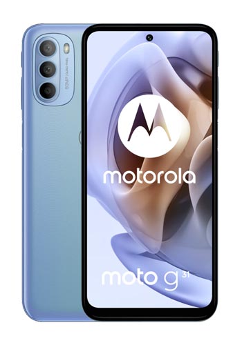 Motorola Moto G31 4G Dual SIM 64GB, 4GB RAM, Baby Blue
