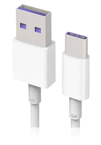 Huawei Super Charge Datenkabel USB Typ-C White, AP71, 100cm, Blister