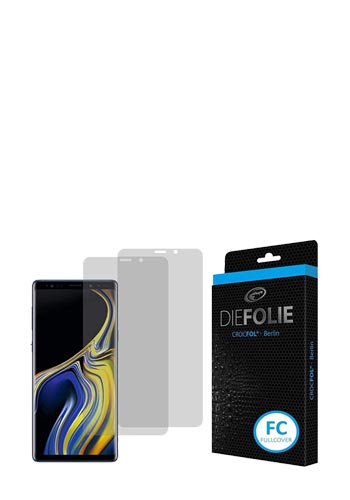 Crocfol DIEFOLIE Displayschutzfolie inklusive flüssigem Glas für Galaxy Note 9 FULLBODY