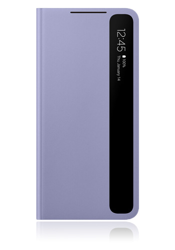 Samsung Smart Clear View Cover Book Style Violet, für Samsung G996F Galaxy S21 Plus, EF-ZG996CV, EU Blister