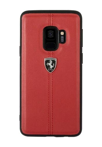 Ferrari Hard Cover Heritage Portofino Red, für Samsung S9 G960, FEHLEHCS9RE