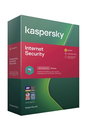 Kaspersky LAB KASPERSKY Internet Security 5 Geraete Sierra Box (DE) 2020