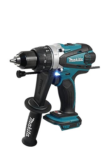 Makita DHP458Z Bohrmaschine Ohne Schlüssel 2000 RPM Schwarz, Blau 2,3 kg