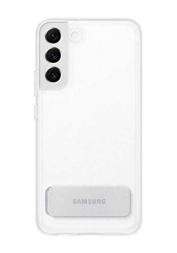 Samsung Clear Standing Cover Transparent, für Samsung Galaxy S22, EF-JS901CTEGWW, Blister