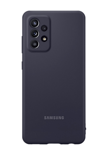 Samsung Silicone Cover Black, für Samsung A525F Galaxy A52, EF-PA525TB