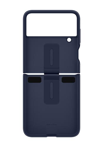 Samsung Silicone Cover mit Ring Navy Blue, für Samsung Galaxy Z Flip4, EF-PF721TNEGWW