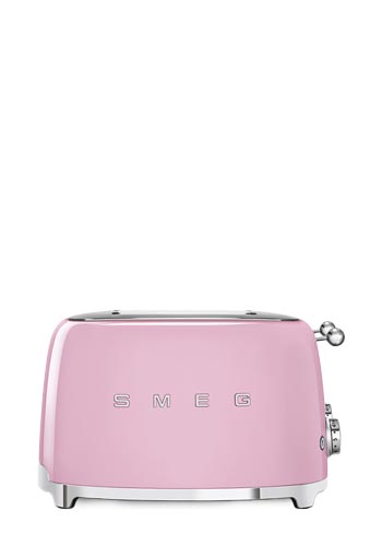 Smeg Toaster, 4 Schlitze, 50s Style Cadillac Pink, TSF03PKEU