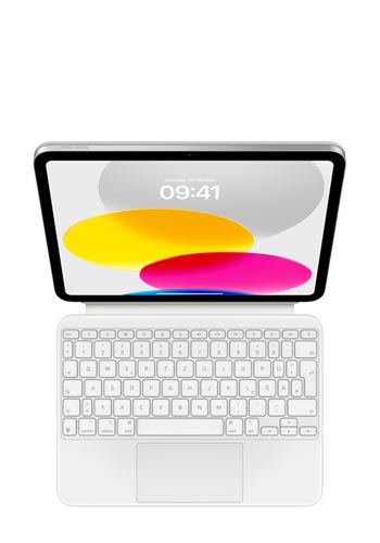 Apple Magic Keyboard White, iPad 10,9" (10. Gen), Deutsch, MQDP3D/A, Blister