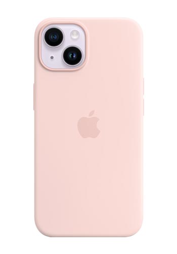 Apple Silikon Case Kalkrosa, für iPhone 14 Plus, with MagSafe, MPT73ZM/A