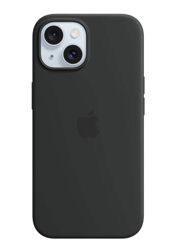 Apple Silikon Case mit MagSafe Black, für Apple iPhone 15, MT0J3ZM/A