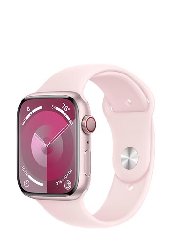 Apple Watch S9 Aluminium GPS + Cellular Pink, Sport Loop Light Pink, MRMM3QF/A, 45mm