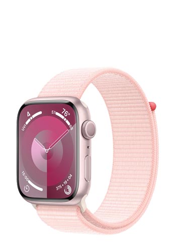 Apple Watch S9 Aluminium GPS Pink, Sport Loop Light Pink, MR9J3QF/A, 45mm